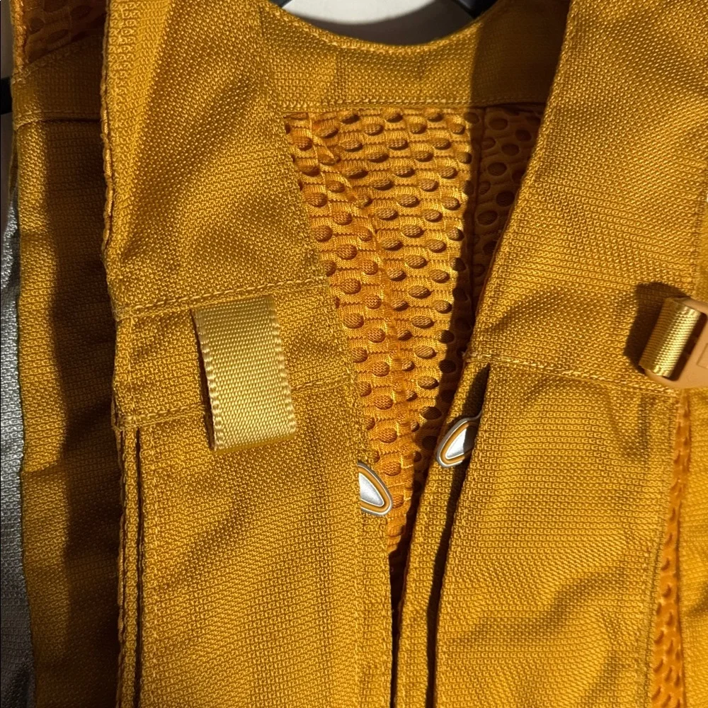 Tumi Ducati Backpack mustard pre owned AS IS